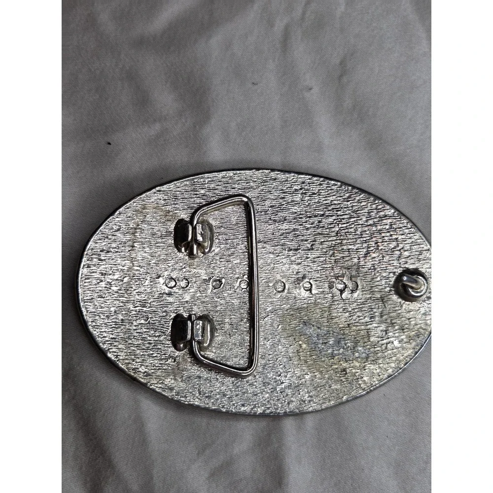 County Fair BEEF Showmanship Award Belt Buckle - Oval Vintage
